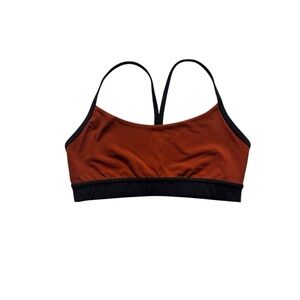 Stori by Katy Hearn Active Mesh‎ Racerback Sports Bra Orange Size 6